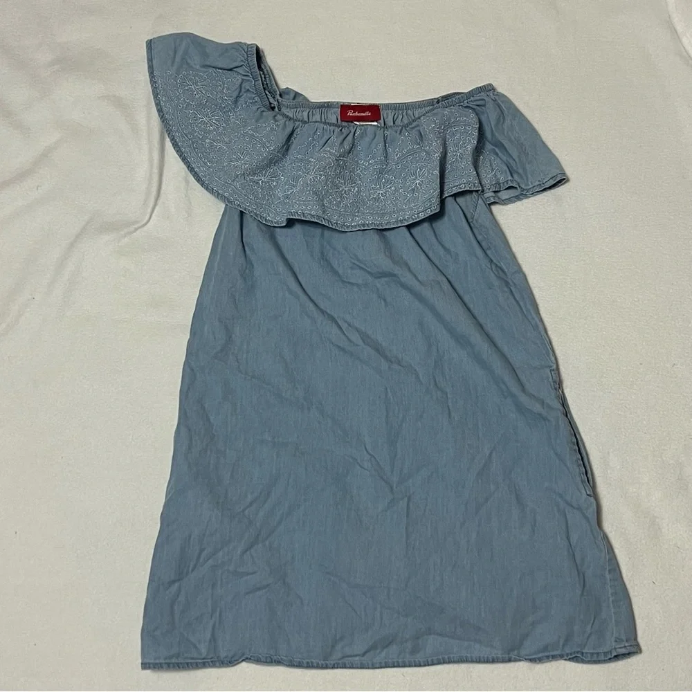 Vintage panhandle embroidered dress with pockets - Picture 3 of 7